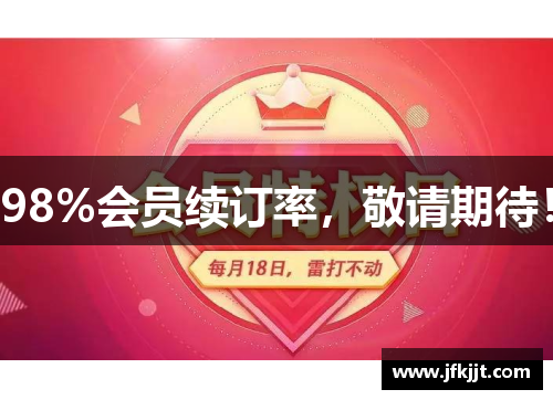 98%会员续订率,敬请期待! 98%会员续订率,敬请期待!